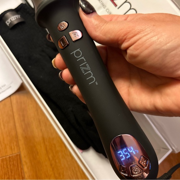 Prizm Professional 25MM Rotating Curling Iron, Nano Titanium Curling Wand, Autom - Picture 9 of 13